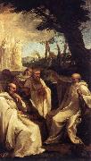 SACCHI, Andrea The Vision of St Romuald af oil painting